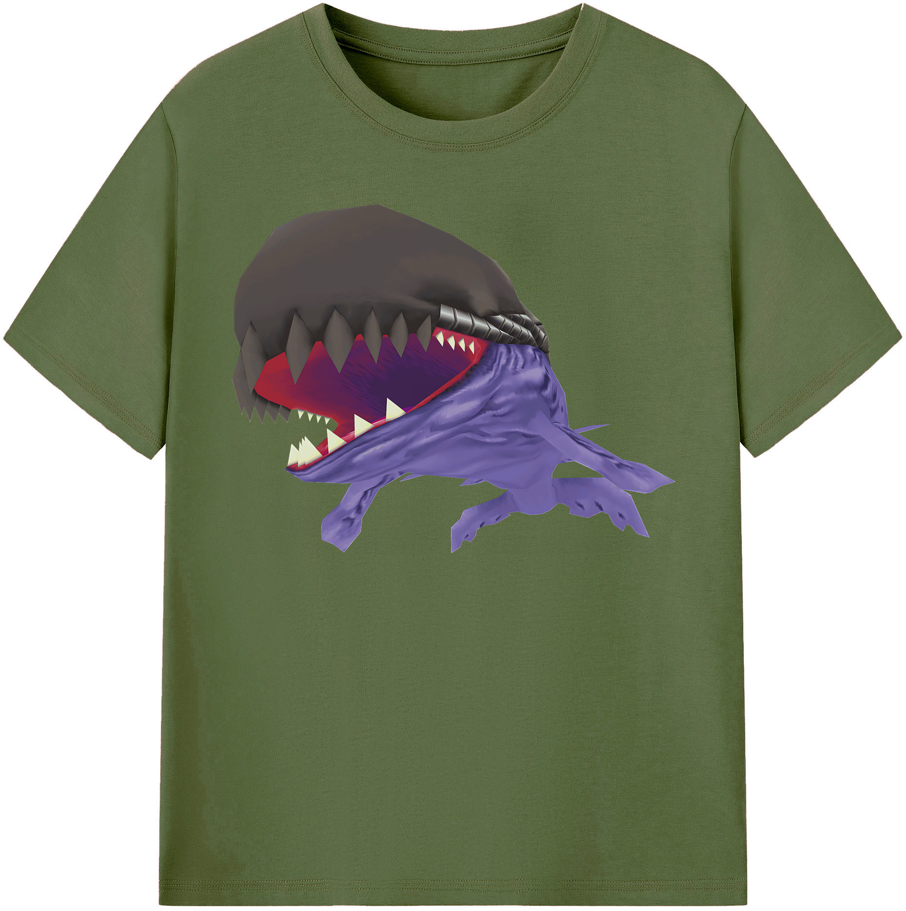 （画像用） Digimon デジタルモンスター/デジモン 綿100％半袖Tシャツ（フロントプリント）